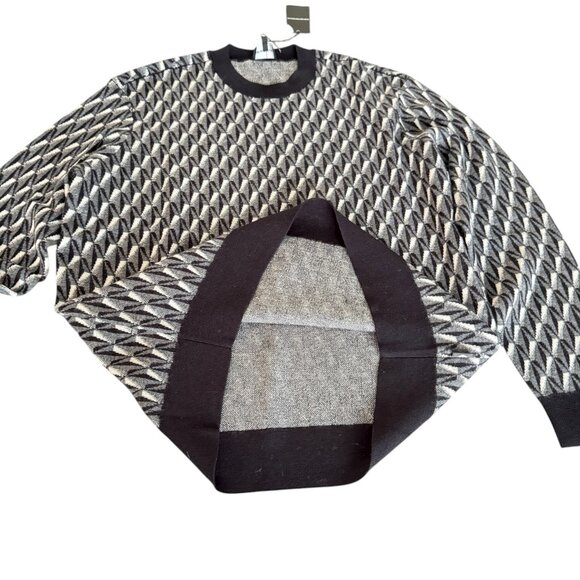 Emporio Armani 7V1MXX Geometric Print Men's crewneck sweater, Size XL - Picture 5 of 12